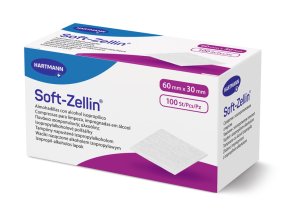 Soft-zellin 60x30mm ontsmettingsdoekjes   100stuks