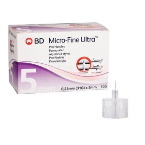 BD Micro-Fine Ultra Pennaalden 31G 0,25 x 5mm  100st