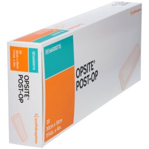 Opsite Post-op folieverband met wondkussen 30cmx10cm    20st