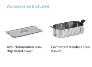 Ultrasonic tank Eurosonic 3D with basket and cover      1st