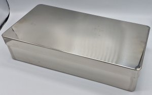 Inox instrumentendoos 40x20x9cm   1st