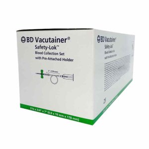 BD Vacutainer safety-lok Blood Collection Set 21Gx178mm 25st