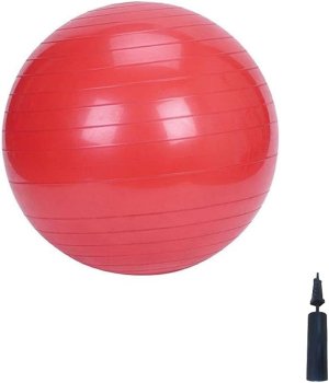 Zitbal 55cm ROOD inclusief opblaaspomp