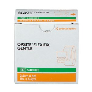 Opsite Flexifix GENTLE klevend folieverband 2,5cmx5m    1rol