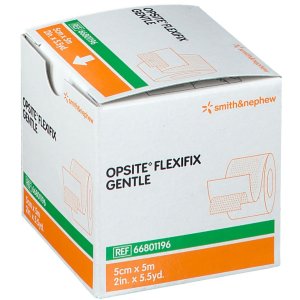 Opsite Flexifix GENTLE klevend folieverband 5cmx5m    1rol