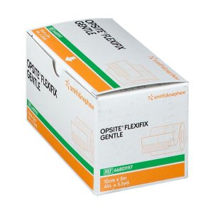 Opsite Flexifix GENTLE klevend folieverband 10cmx5m   1rol