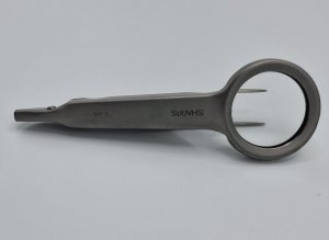 splinterpincet SHARPS met punt en loupe dia. 2,3cm, 9,5cm 1s