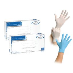 Handschoenen Maimed nitril solution next wit of blauw (3gr)