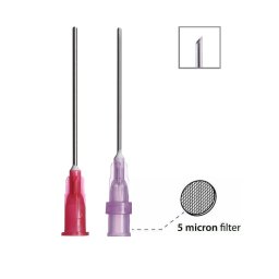 Naalden SOL-M blunt fill needle met en zonder filter