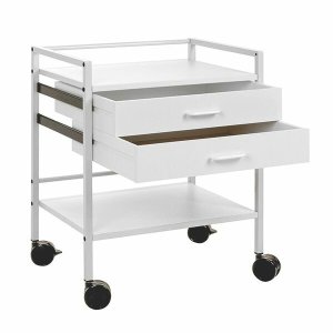 medische trolley, rolwagen of roltafel met 2 schuiven