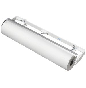 Papierrolhouder inox 60cm medisch voor tafel of muur